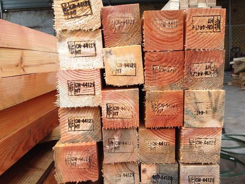 木材出口熏蒸标识加施